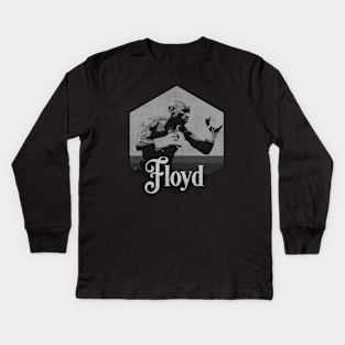 Grey Floyd Kids Long Sleeve T-Shirt